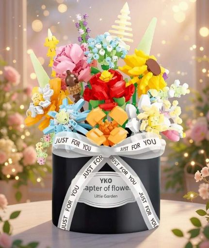 Конструктор No Brand Wild Luxury Floral Luxury 520 деталей Різнокольоровий (2104619305) (2084456)