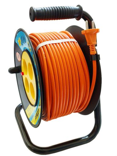 Подовжувач на котушці Svittex 2х1,5 мм² 3680Вт 40 м Помаранчевий (SV-006-O) (2084512)