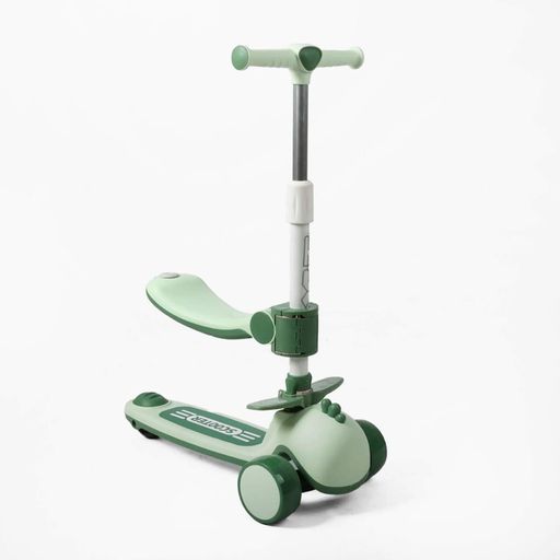 Самокат триколісний з сидінням Skyper Q-30-10 PU Зелений (189154) (2084624)