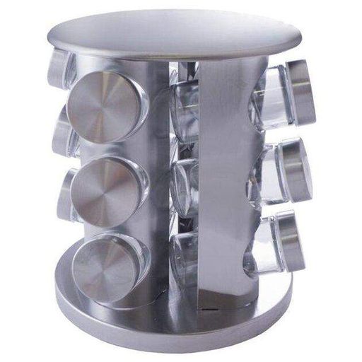 Органайзер для спецій Стрейт неіржавіюча сталь на 12 скляних ємностей Н 22 см ( шт ) (2084827)