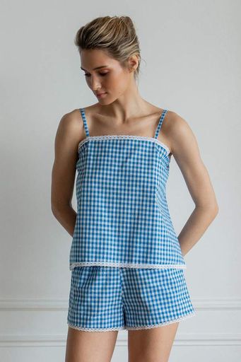 Пижама Forly Комплект топ с шортами Murmur XL/XXL Синій HL0089-13-78_XL/XXL (2084876)