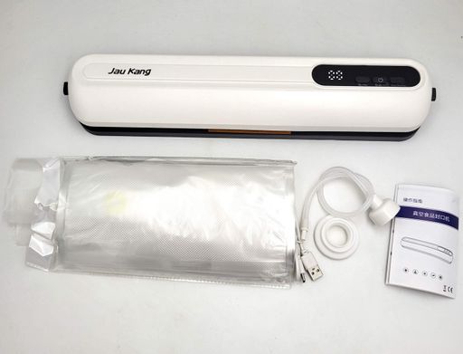 Вакуумний пакувальник акумуляторний USB Вакууматор для вологих та сухих продуктів, м'яса, овочів, зелені для тривалого зберігання із запаюванням 38×8см пакети до 30см UKC Vacuum Sealer (2085007)