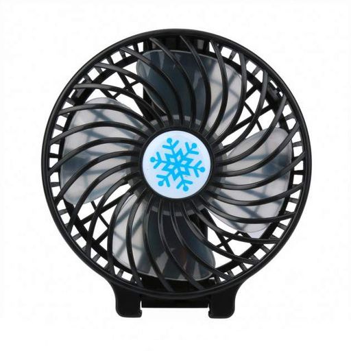 Вентилятор аккумуляторный мини с ручкой USB диаметр 10см Handy Mini Fan черный (2085042)