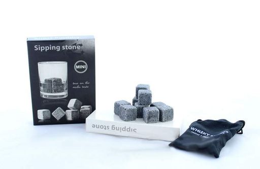 Камни для Виски с мешочком в подарочной упаковке 9 шт Whiskey Stones (2085259)