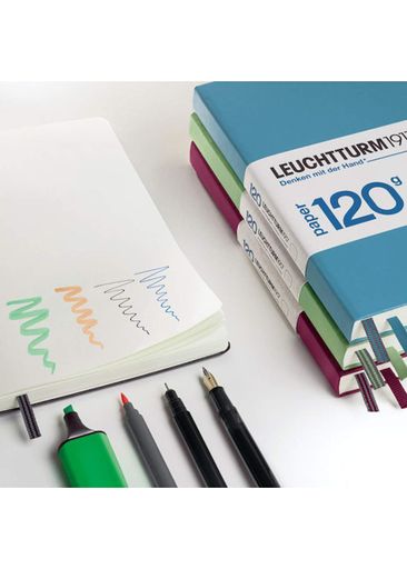 Блокнот LEUCHTTURM1917 120G Edition Средний Forest Green Чистые листы (370340) (2085355)