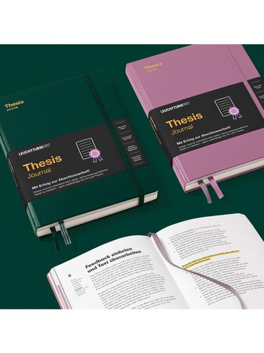 Блокнот Leuchtturm1917 Thesis Journal, Средний, Forest Green (англ) (369206) (2085376)
