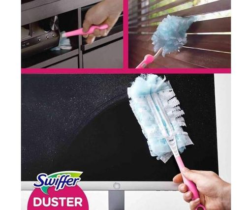 Щітка-магніт для збирання пилу Swiffer Staubmagnet Pink Limited edition з 3 змінними насадками (2085563)