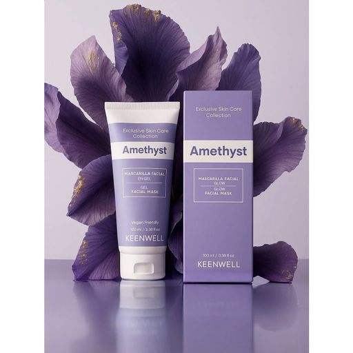 Увлажняющая и восстанавливающая гель-маска для лица Keenwell Amethyst Glow Facial Mask, 100 мл
