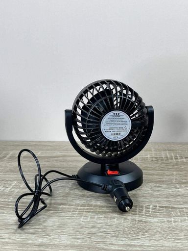 Портативный настольный мини вентилятор Portable Fan F30A автомобильный USB Черный (2085897)