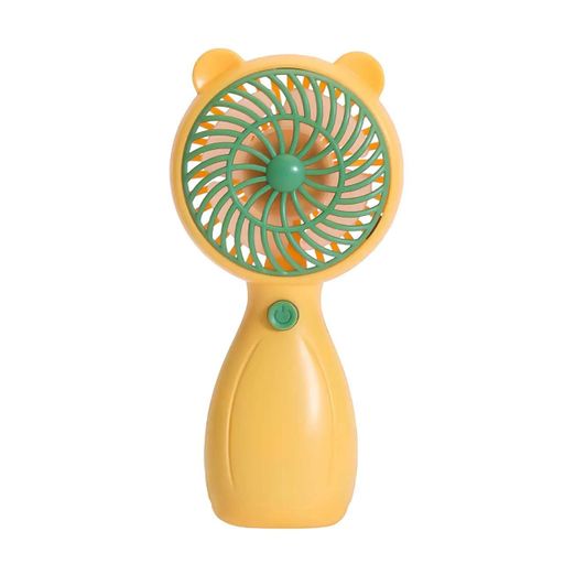 Портативний ручний вентилятор Handy Mini Fan JX-998 на акумуляторі з ручкою міні ветродуйка 2,5Вт Жовтий (2086037)