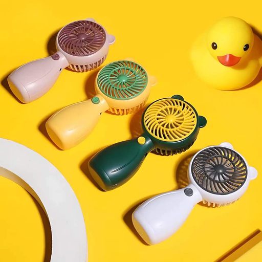 Портативний ручний вентилятор Handy Mini Fan JX-998 на акумуляторі з ручкою міні ветродуйка 2,5Вт Білий (2086038)