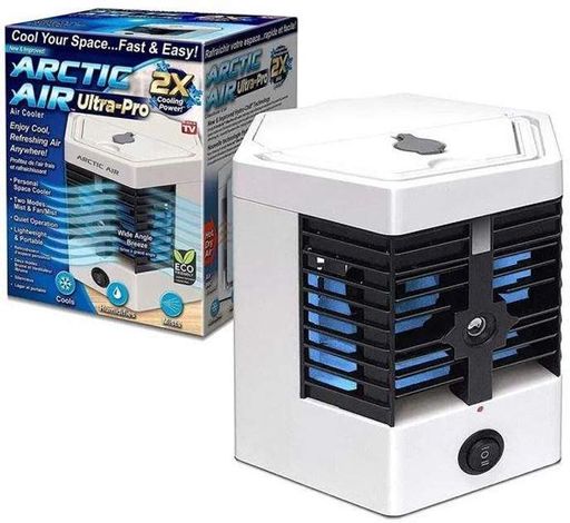 Портативний міні кондиціонер 10Вт Arctic Air Ultra PRO 3в1 з функцією зволоження та охолодження Білий/Чорний (2086048)