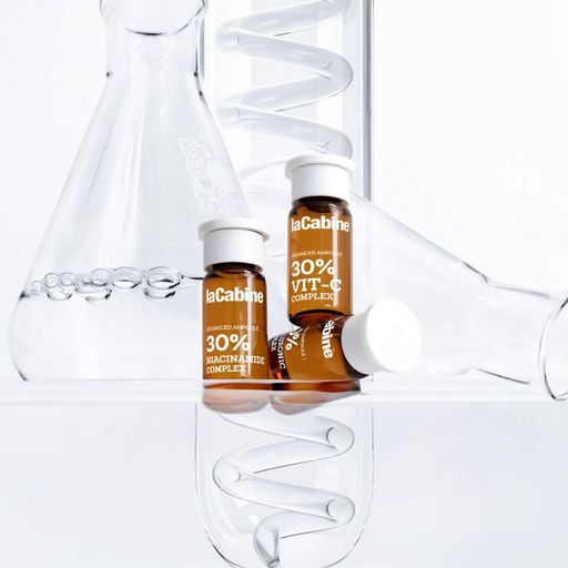 Высококонцентрированная ампула для лица LaCabine 30% Vit-C Complex Advanced Ampoule с витаминами С и В5, 10*2 мл