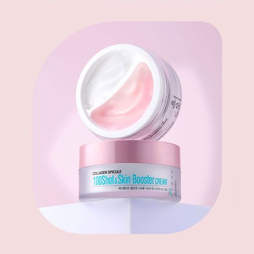 Крем-бустер для обличчя Esfolio Collagen Spicule 100 Shot & Skin Booster Cream з колагеном та спікулами, 70 г