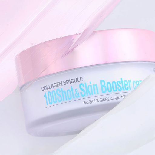 Крем-бустер для обличчя Esfolio Collagen Spicule 100 Shot & Skin Booster Cream з колагеном та спікулами, 70 г