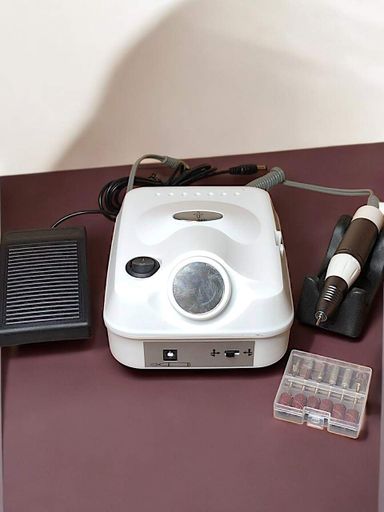 Фрезер для маникюра Bee Nails-335 45000 оборотов 30W белый + пилочка в подарок (2087067)