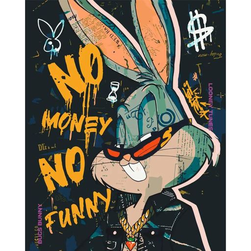 Картина по номерам "Бакс Банни" LW1990, 40х50 см (2087100)