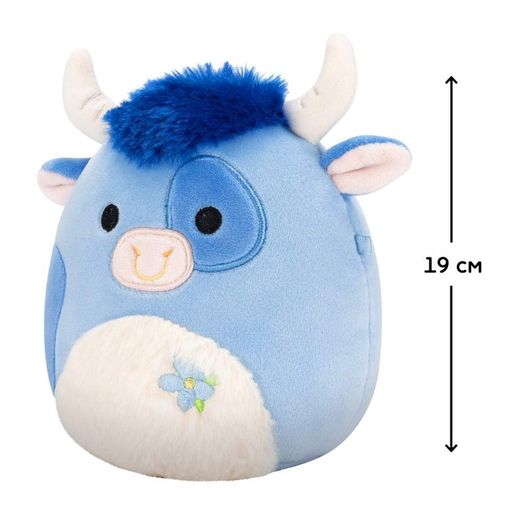 Детская мягкая игрушка Бык Бермайе Squishmallows SQER01213, 19 см (2087369)
