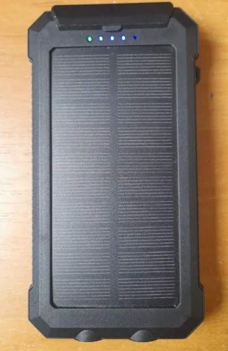 Зовнішній повербанк Solar Power Bank 30000 мА/год із компасом Чорний (2104618804) (2087427)