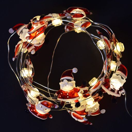Електрогірлянда YES! Fun Санта 20 LED 2.2 м Тепло-білий (801211) (2087945)