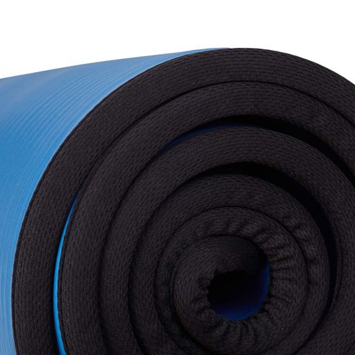 Килимок для йоги та фітнесу TECOFIT 183x61x1 см Блакитний (515) (2088264)