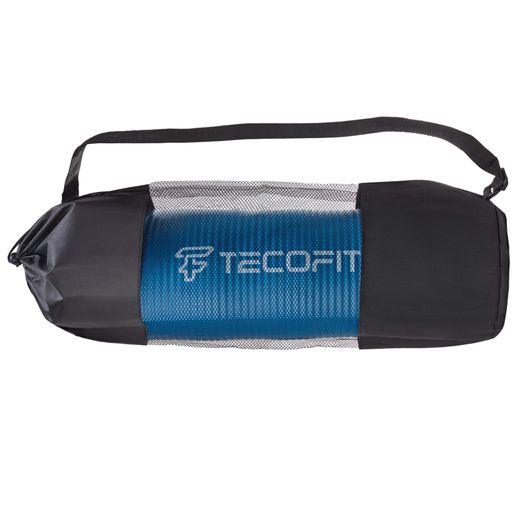 Килимок для йоги та фітнесу TECOFIT 183x61x1 см Блакитний (566) (2088272)