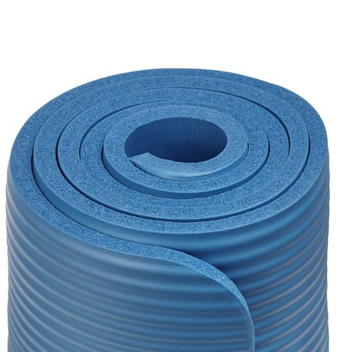 Килимок для йоги та фітнесу TECOFIT 183x61x1 см Блакитний (566) (2088272)