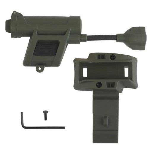 Ліхтар тактичний WoSporT TMPLS Charge 4.0 big size з кріпленням на шолом Оливковий (2863300784) (2088325)