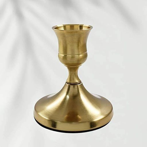 Свічники Leeseph 6.5x7 см 2 шт Бронзовий (Mv082) (2088343)