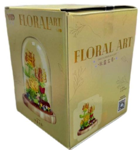 Конструктор No Brand Chrysanthemums Flower Flask 611 деталей Різнокольоровий (2104619283) (2088452)