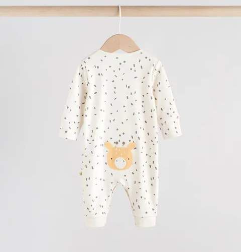 Набір дитячих комбінезонів No Brand Baby Footless Character Sleepsuits 74-80 см 3 шт Різнокольоровий (2827709643) (2088685)