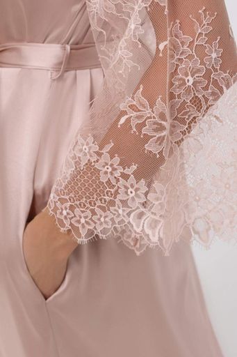Халат Marc & Andre на запах ниже колена Розовый (S25-00SS201-L) (2088907)