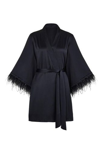 Кимоно Marc & Andre на запах однотонное Чёрный (W25-03SS101-S) (2089046)