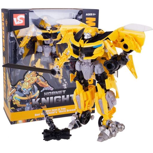Робот Трансформер Bumblebee 19 см – автобот с мечом, машинка-трансформер для мальчиков (2089113)