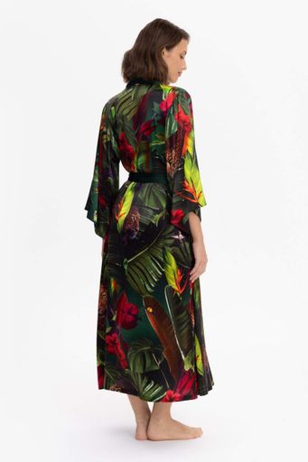Халат Marc & Andre на запах комбинированный цвет Зелёный микс (W25-00SS101-L) (2089185)