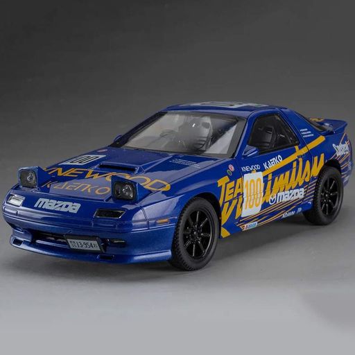 Детская игрушечная машинка Mazda RX-7 металлическая 1:24 со светом, звуком и инерционным механизмом (2089215)