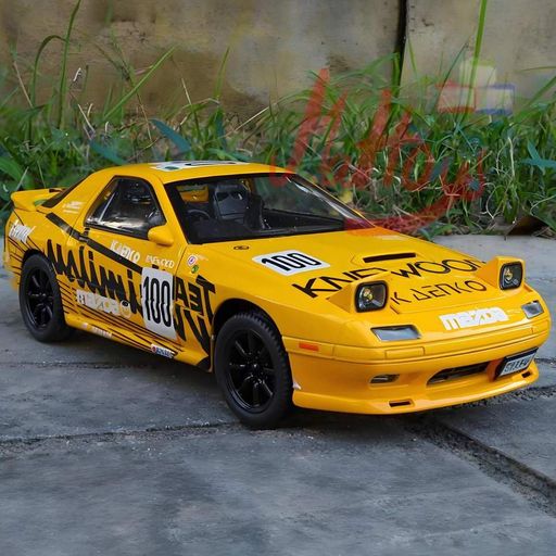 Детская игрушечная машинка Mazda RX-7 металлическая 1:24 со светом, звуком и инерционным механизмом (2089215)