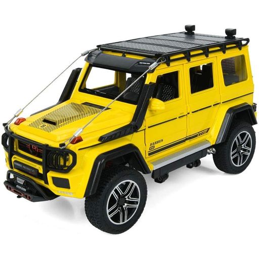 Металлическая модель Brabus G550 Mercedes-Benz масштаб 1:24 инерционный внедорожник со светом, звуком и открывающимися элементами (2089216)