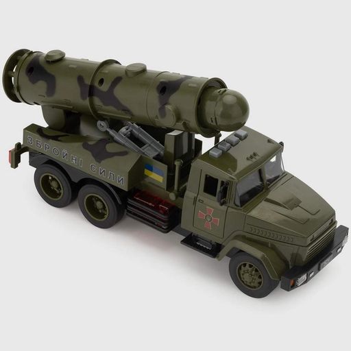 Дитяча Військова машинка КрАЗ з Ракетною Встановкою Автопром (2089535)