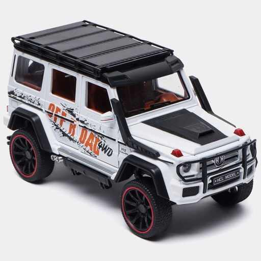 Металева машина Джип Gelandewagen Off road V12 Turbo 4wd Іграшкова Модель 1:22 (2089622)