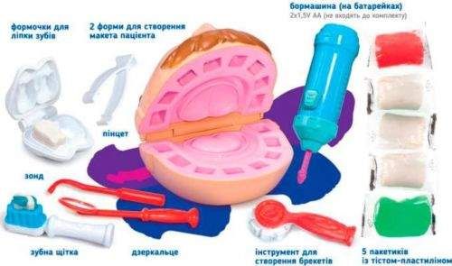 Dream Набір для ліплення з інструментами Доктор зуб (220046) (2089705)