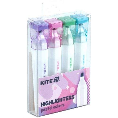Kite Маркер Highlighter, Creative Pastel s, набор 4-х (262776) (2089801)