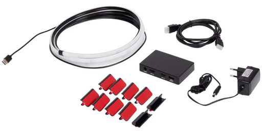 Набор адаптивного Ambilight подсвечивания для телевизоров 55-65" Smarti HDMI Sync Box TV с LED-лентой 2.6м (2090153)