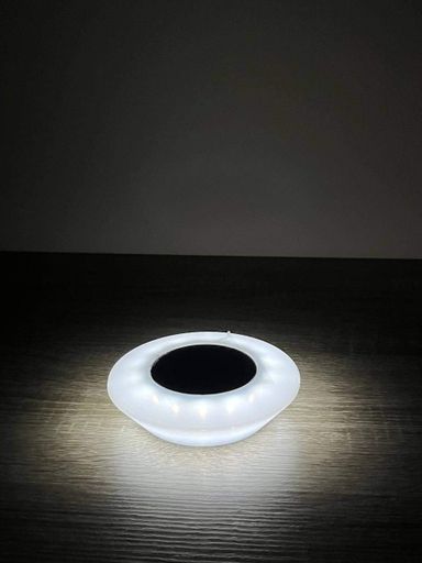 Набір сонячних ґрунтових світильників Solar In-Ground Light 360° Wide Beam 4 шт Чорний (2090413)