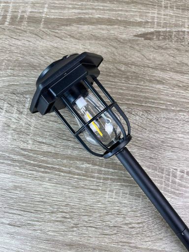 Солнечный садовый фонарь Solar Garden Light ZL-W610 2 шт для освещения дорожек клумб газонов Черный (2090414)