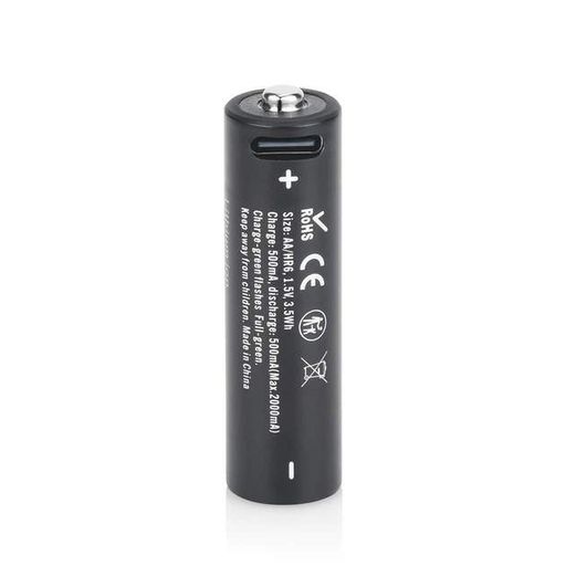 Акумулятор Soshine AA 1.5V 2330 mAh 3500 mWh Type-C (18874-hbr) (2090495)