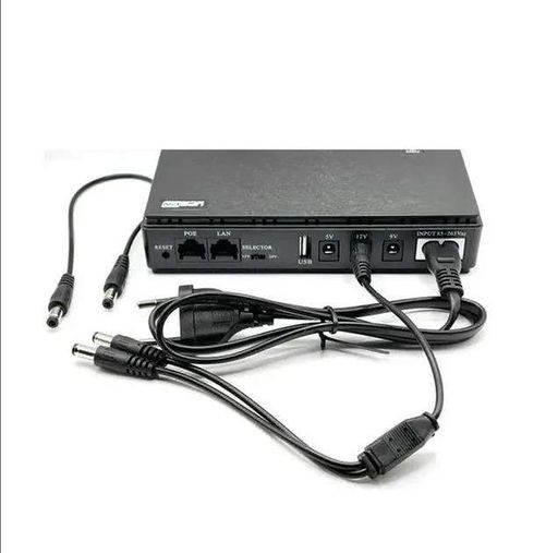 Безперебійник UPS для WI-Fi роутера No Brand DC1018P 10400maH 18W 5-9-12V (2910600879) (2090510)