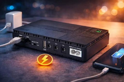 Безперебійник UPS для WI-Fi роутера No Brand DC1018P 10400maH 18W 5-9-12V (2910600879) (2090510)