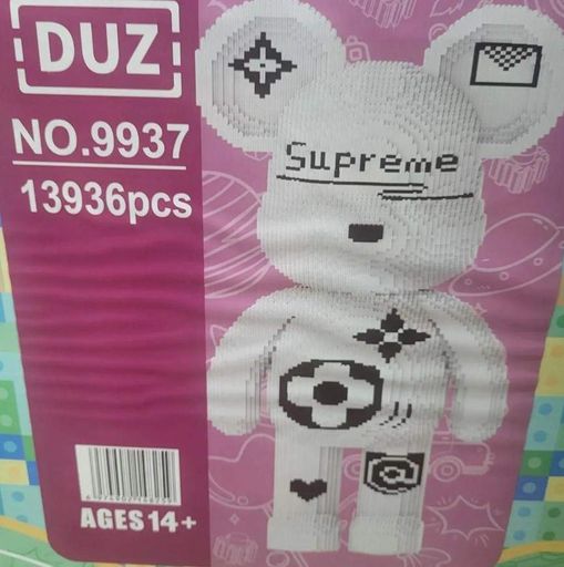 Конструктор No Brand DUZ Personality Stylish Teddy Bear Supreme 13936 деталей Різнокольоровий (2104619261) (2090734)