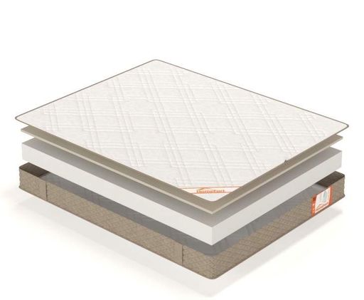 Матрац ортопедичний Homefort Foam Memory 180х190 см Білий (80557010) (2090821)